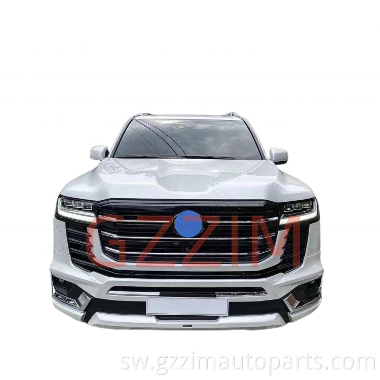 Monalisa Plastiki Mbele na Nyuma Bumper Fender Flares Kit Kit kwa LC 300 2022